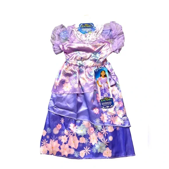 fitted lace wedding dress Disney Encanto Isabela Madrigal Kids Dress Cosplay Costumes For Sales   Cosplay Clans
